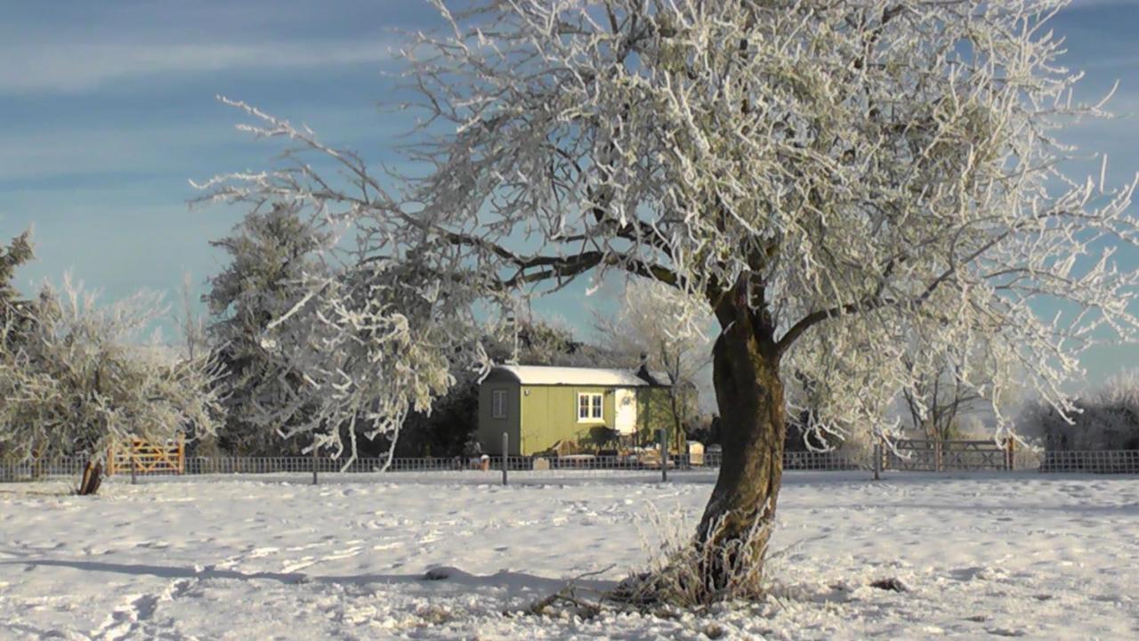 The Abberton Shepherds Hut Evesham Exterior foto